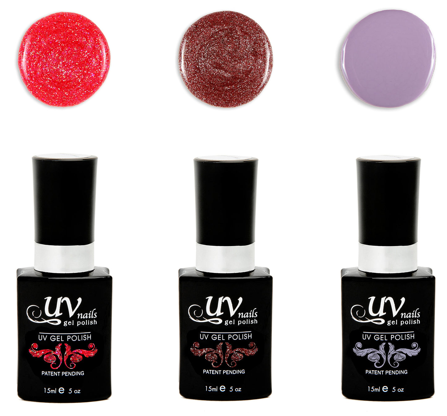 UV-Nails Hekate Set of 3 UV or LED gel polish Beauty & Personal Care UV-NAILS
