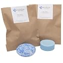 Redeem Soap Company Blue Musk Shampoo Bar and Conditioner Bar, Made in the USA, 3 oz Shampoo Bar, 1 oz Conditioner Bar, Zero Waste, No Plastic, SLS