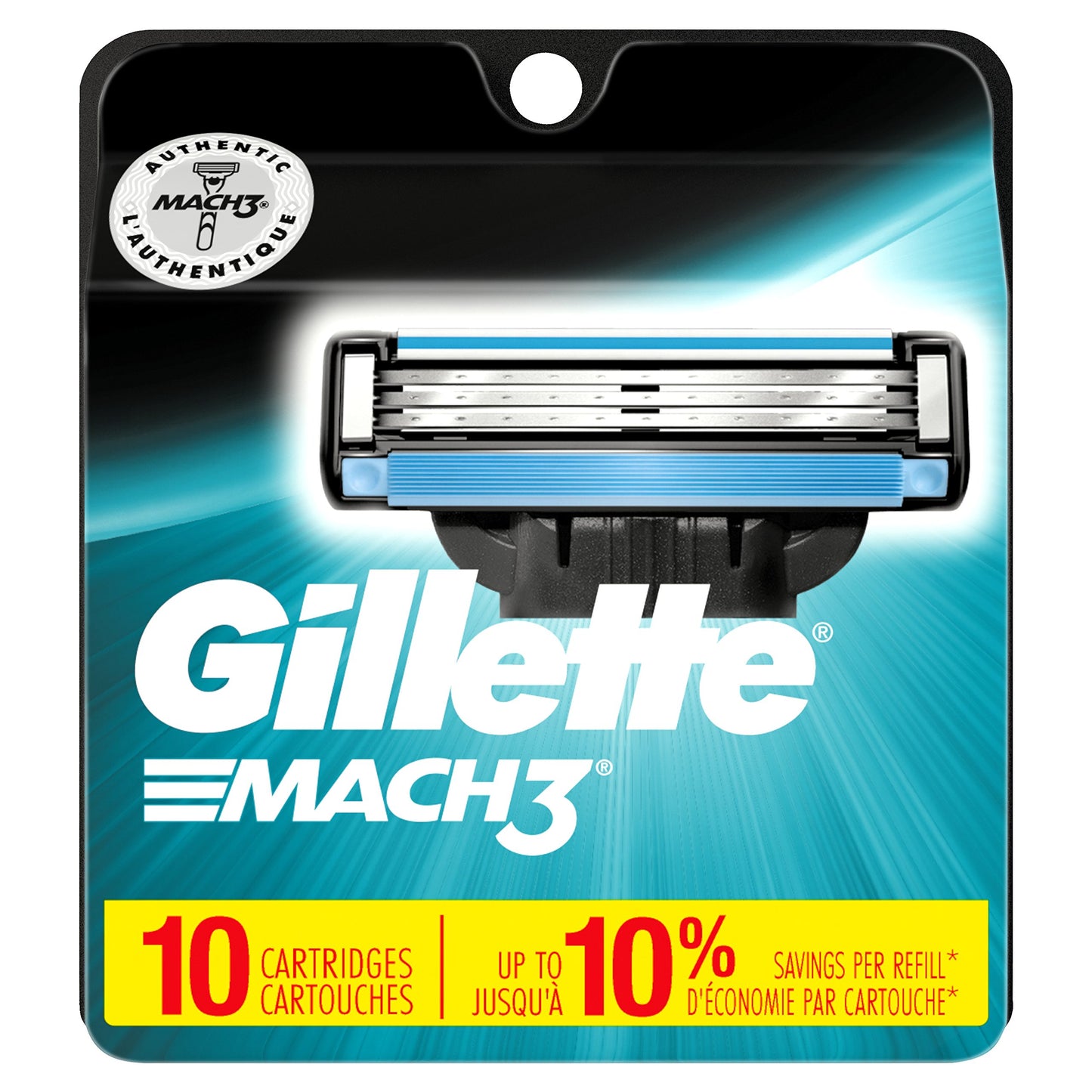 Gillette Mach3 Men's Razor Blades, 10 Blade Refills Beauty and Personal Care Procter & Gamble