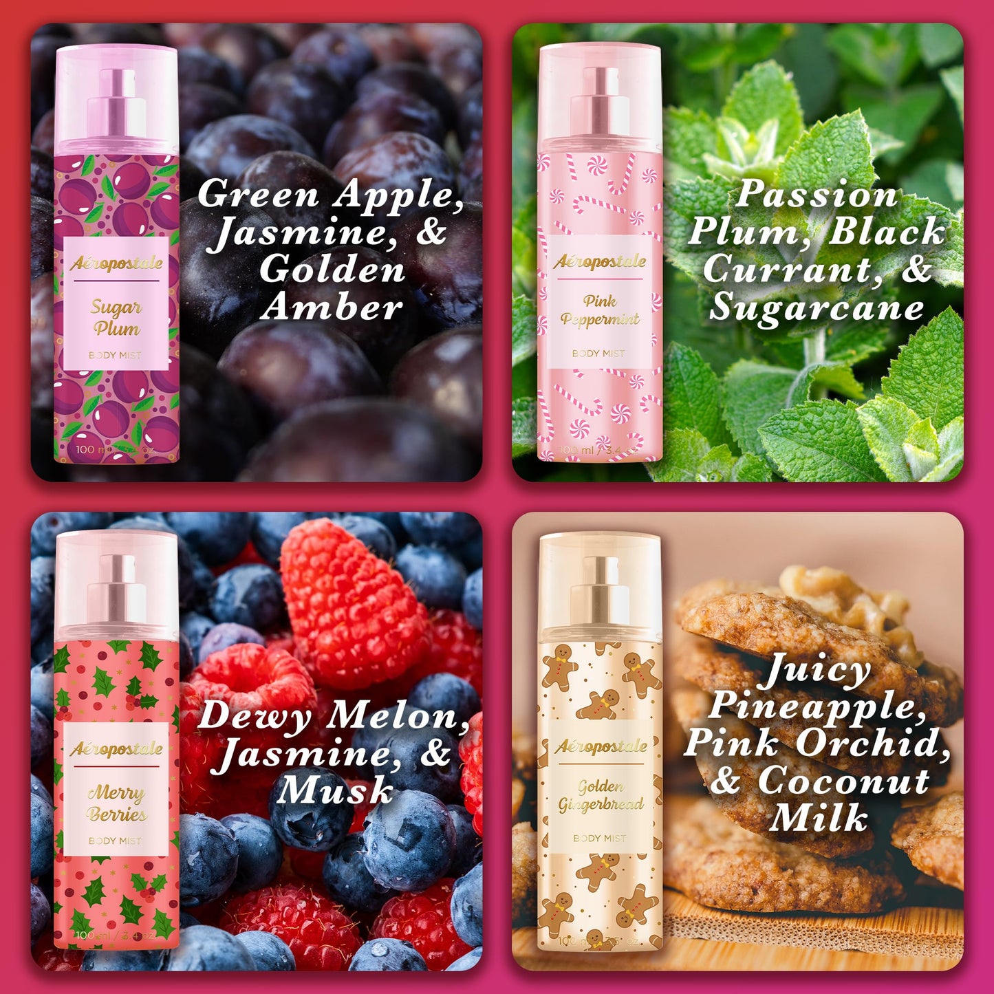 Winter Wonders Body Mist Collection, 100ml/3.4 fl. oz., by Aeropostale