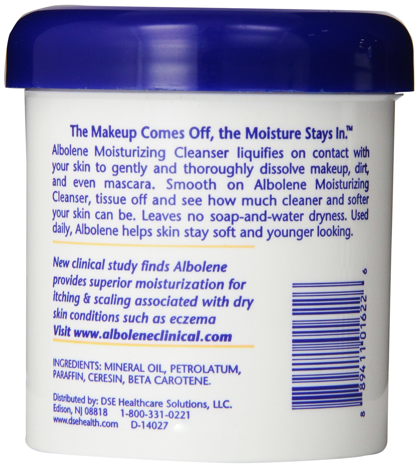 Albolene Moisturizing Cleanser Fragrance Free 12 oz (Pack of 2)