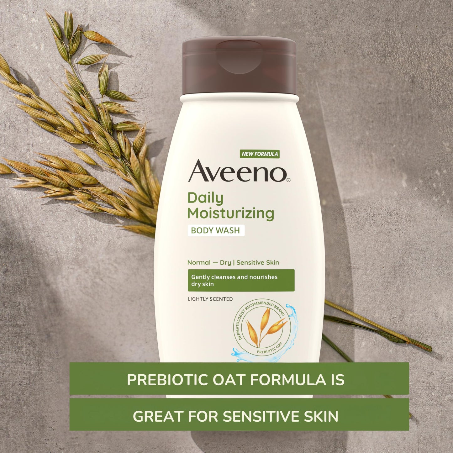 Aveeno Daily Moisturizing Body Wash, 12 Fl. Oz, Pack of 3