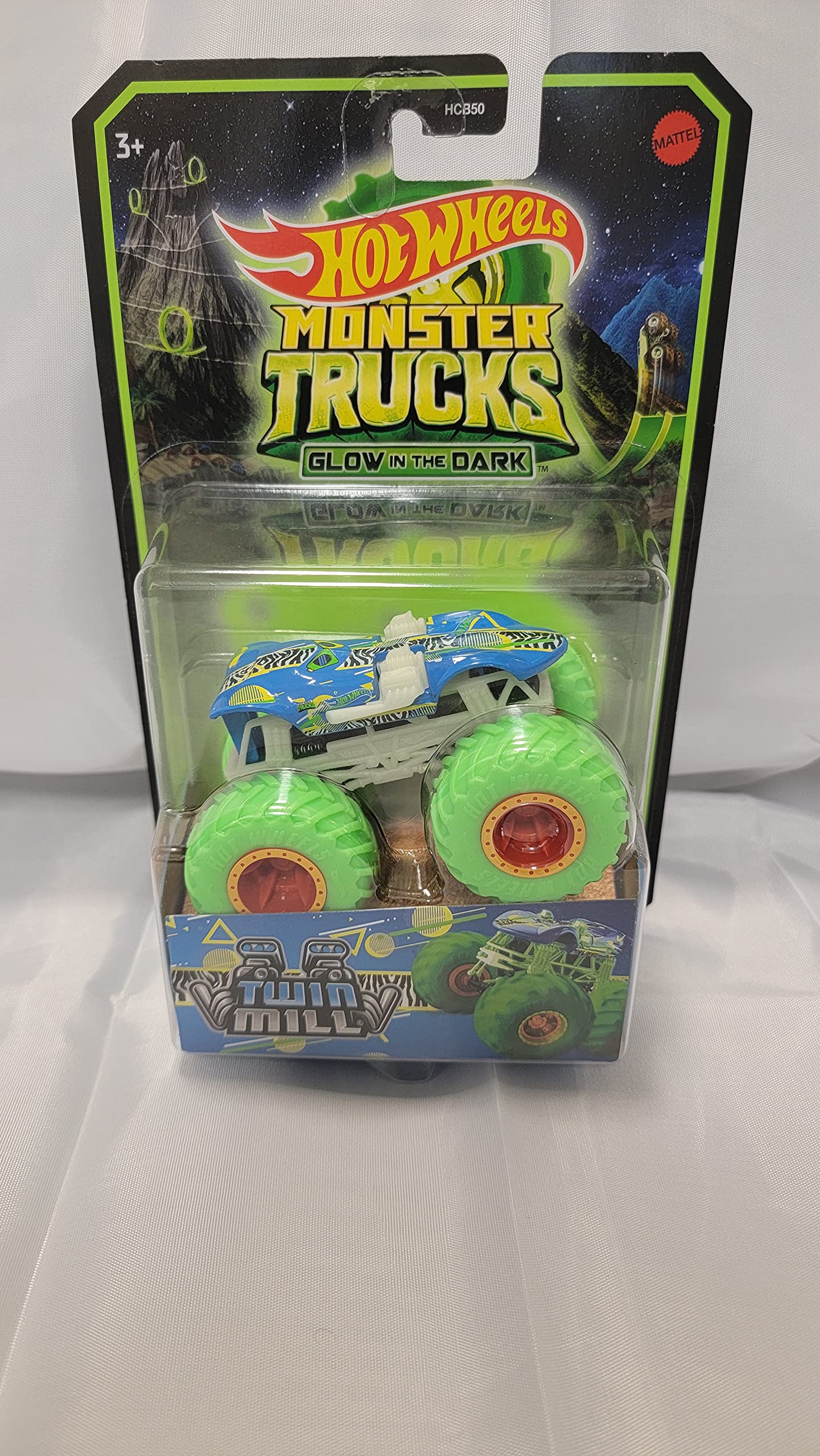 Hot Wheels Monster Trucks Midwest Madness, [Glow in The Dark] 1:64 Scale