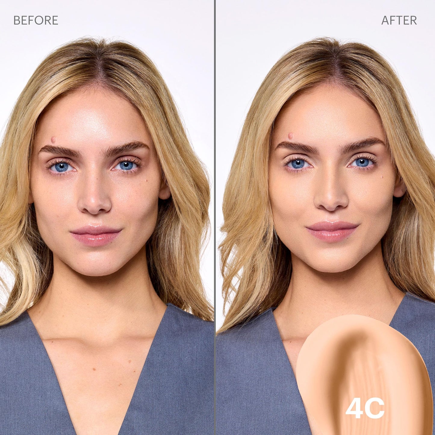 Glo Skin Beauty Modern Matte Foundation, 4C (30 mL) - Oil-free, Buildable Medium-to-Full Coverage, Powered by Salicylic Acid and Niacinamide