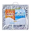 Superio Hot and Cold Insulated Bags for Food Delivery, Grocery Shopping Bags, Food Storage for Hot and Frozen Food for Travel, Disposable Cooler Bag…