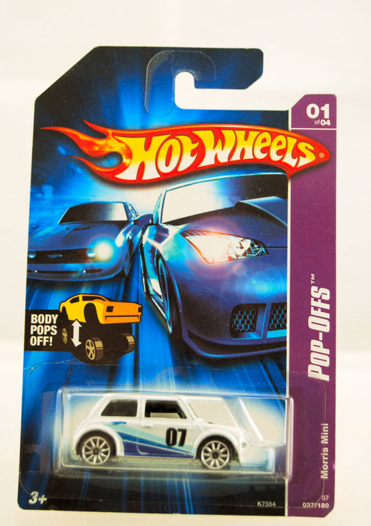 Hot Wheels - 2007 - Pop-Offs - Morris Mini - 01 of 04 - Body Pops Off - 037/180 - Limited Edition - Collectible