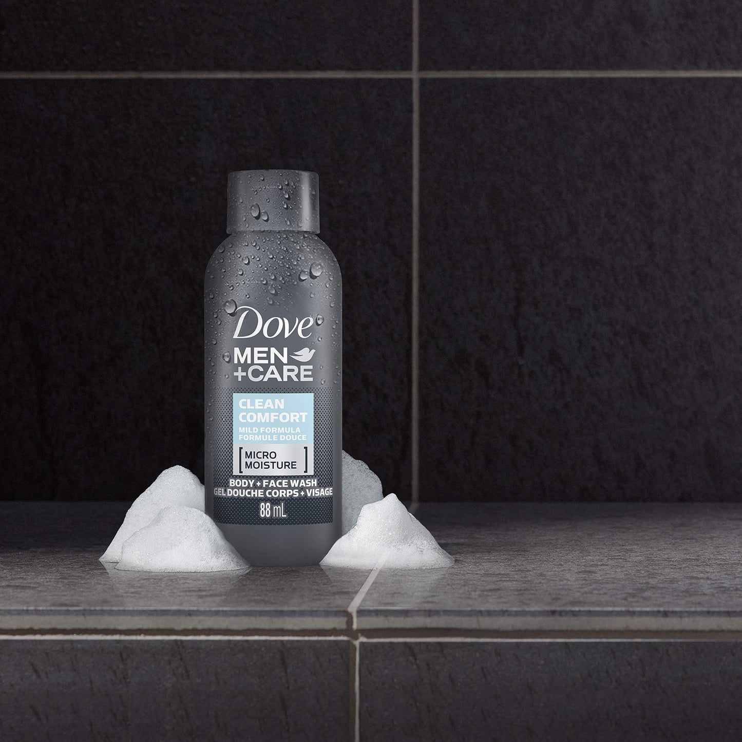 Dove Men+Care Body and Face Wash for Healthier and Stronger Skin Clean Comfort Effectively Washes Away Bacteria While Nourishing Your Skin 3 oz, 24