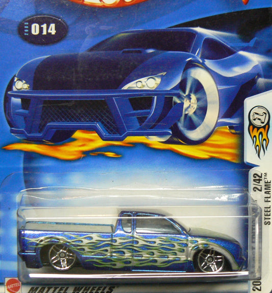 Hot Wheels 2003 First Editions #2 Steel Flame #2003-14 Collectible Collector Car Mattel 1:64 Scale