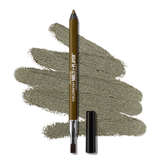 REVLON ColorStay Multiplayer Liquid-Glide Eye Pencil, Multi-Use Makeup With Blending Brush, Blends Then Sets, Creamy Texture, Waterproof