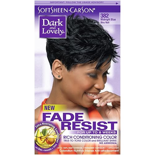 SoftSheen-Carson Dark and Lovely Fade Resist Rich Conditioning Color, Midnight Blue 382