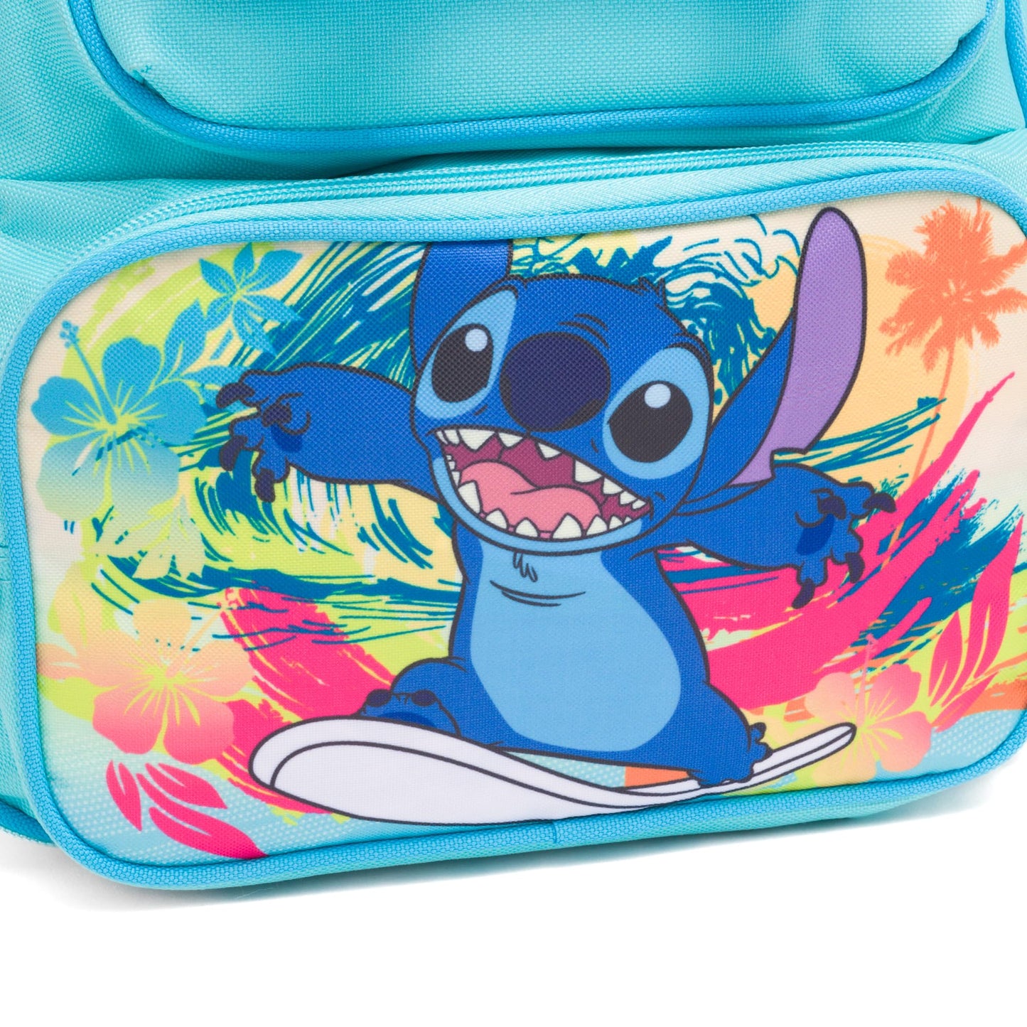 Ruz - Stitch 12 Inch Pre-School backpack with Padded Back and Adjustable Straps, Medium, Blue, A28240