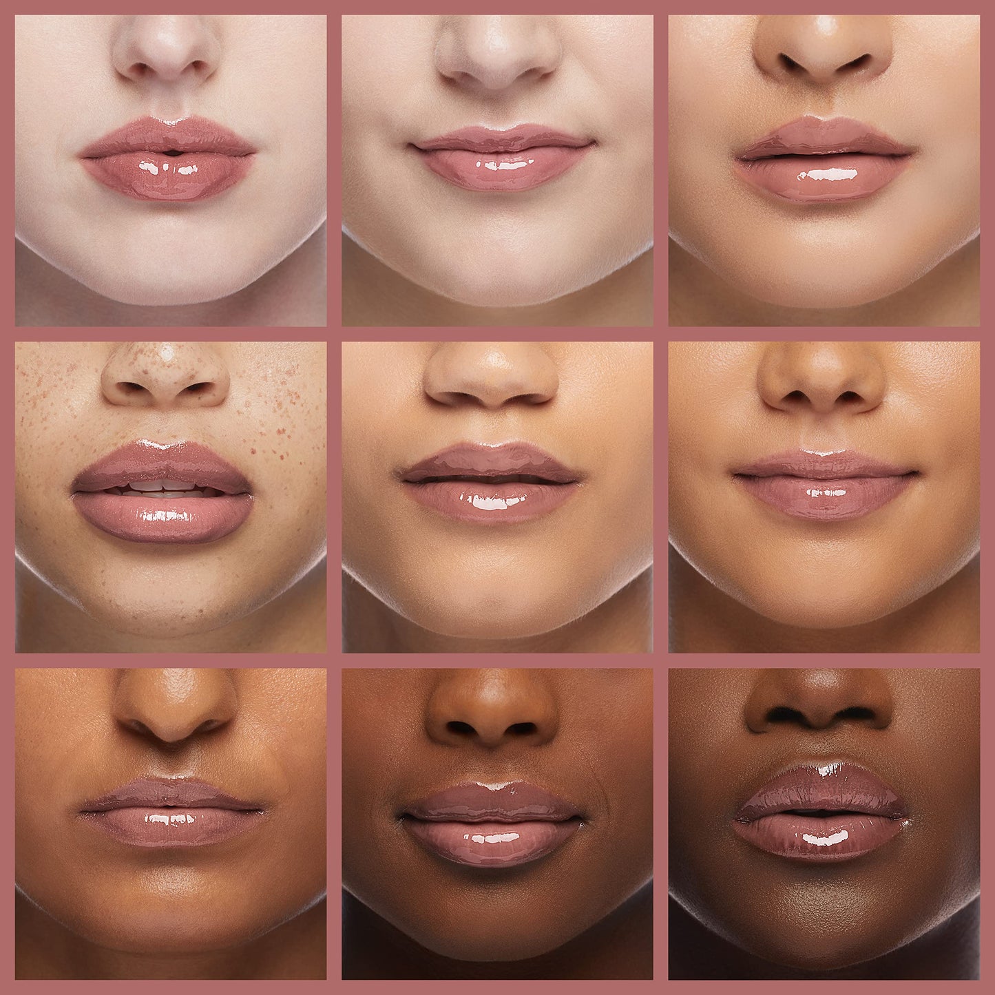 Burts Bees 100% Natural Glossy Lipstick, Nude Mist - 1 Tube