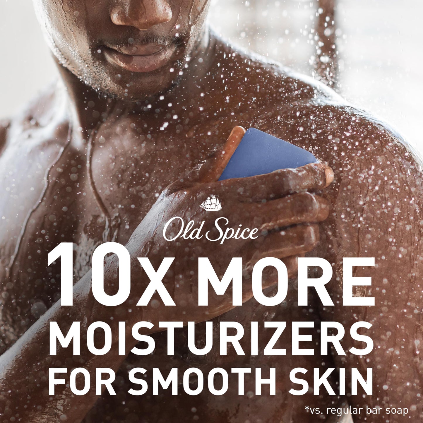 Old Spice Men's Bar Soap, Seas The Day Eucalyptus and Coconut Cream Scent, 10x More Moisturizers for Smooth Skin with Mild Exfoliators & Plant Based
