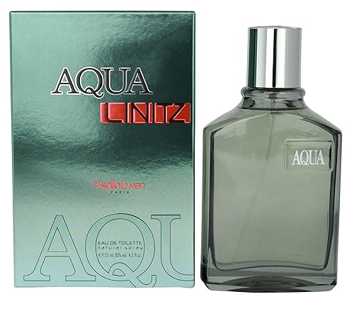 Estelle Ewen Linitz Eau deToilette Spray for Men, Aqua, 4.2 Ounce