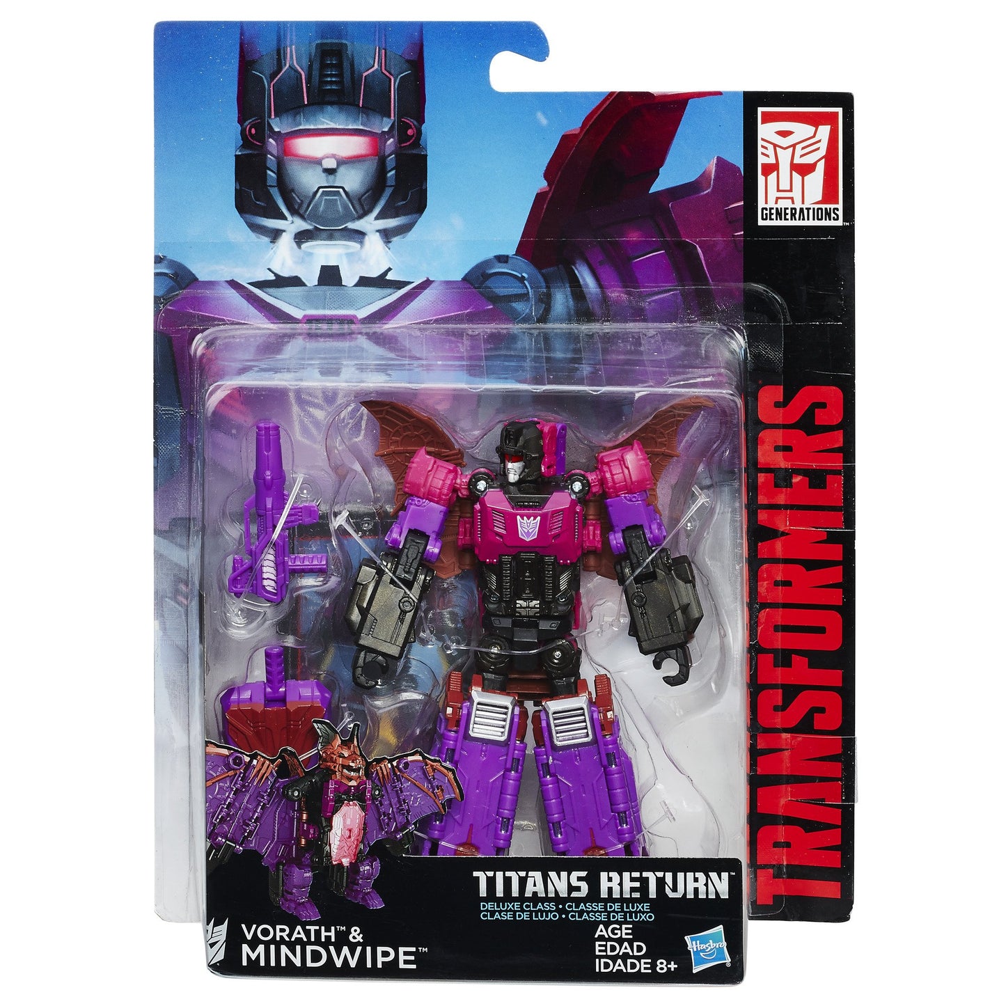 Transformers Generations Titans Return Titan Master Vorath and Mindwipe