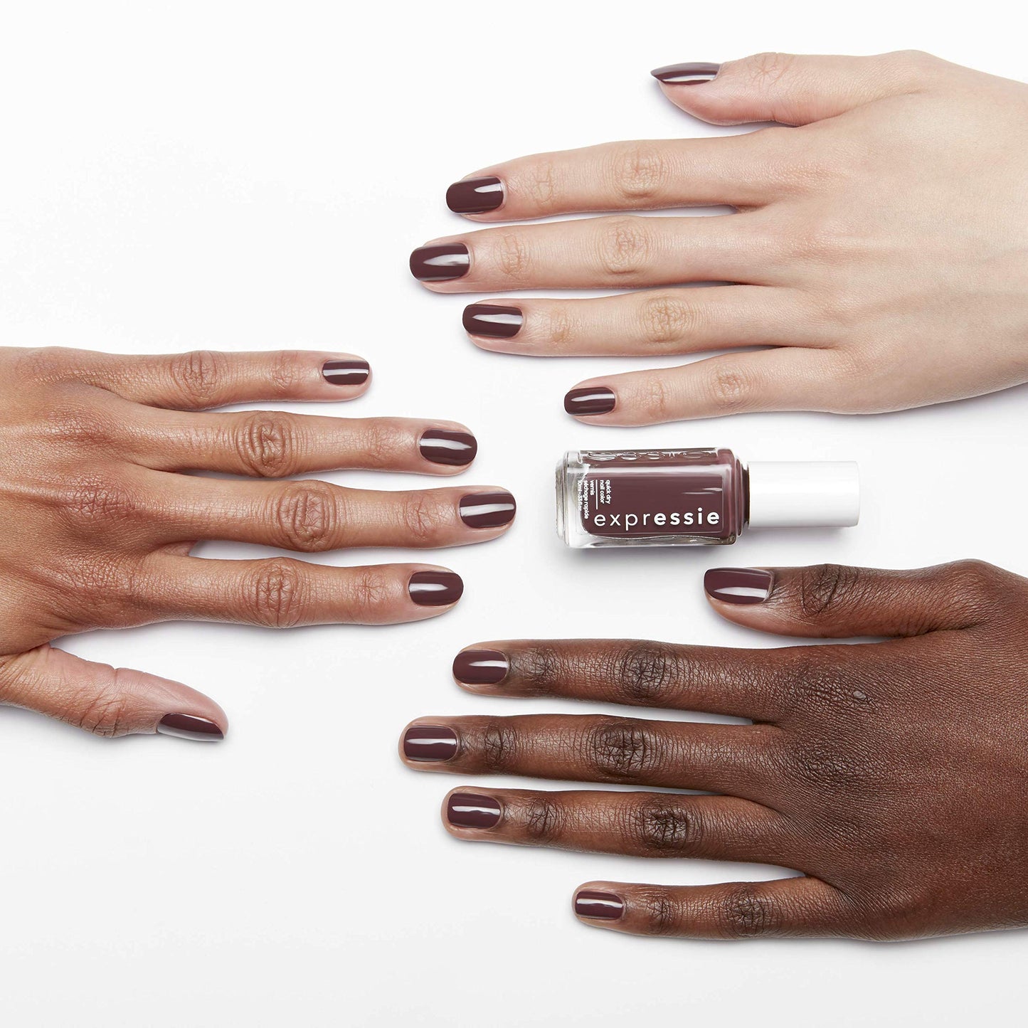 essie Expressie Nail Polish, Quick-Dry Plum Purple Nail Polish, Vegan, Scoot Scoot, 0.33 fl oz Beauty & Personal Care essie