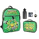 INTIMO Nickelodeon Teenage Mutant Ninja Turtles Team Leonardo Raphael Donatello Michelangelo 5 PC Backpack Lunch box Water Bottle