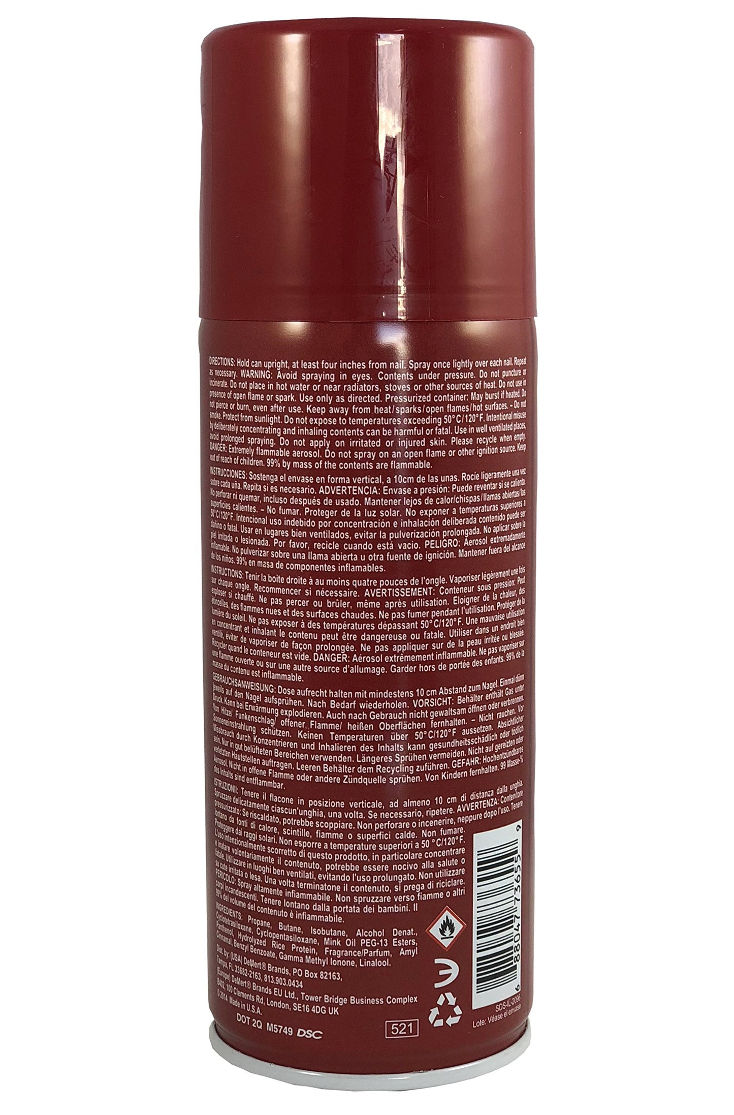 Demert Nail Enamel Dryer-7.5 oz (3-Pack) Beauty & Personal Care Demert