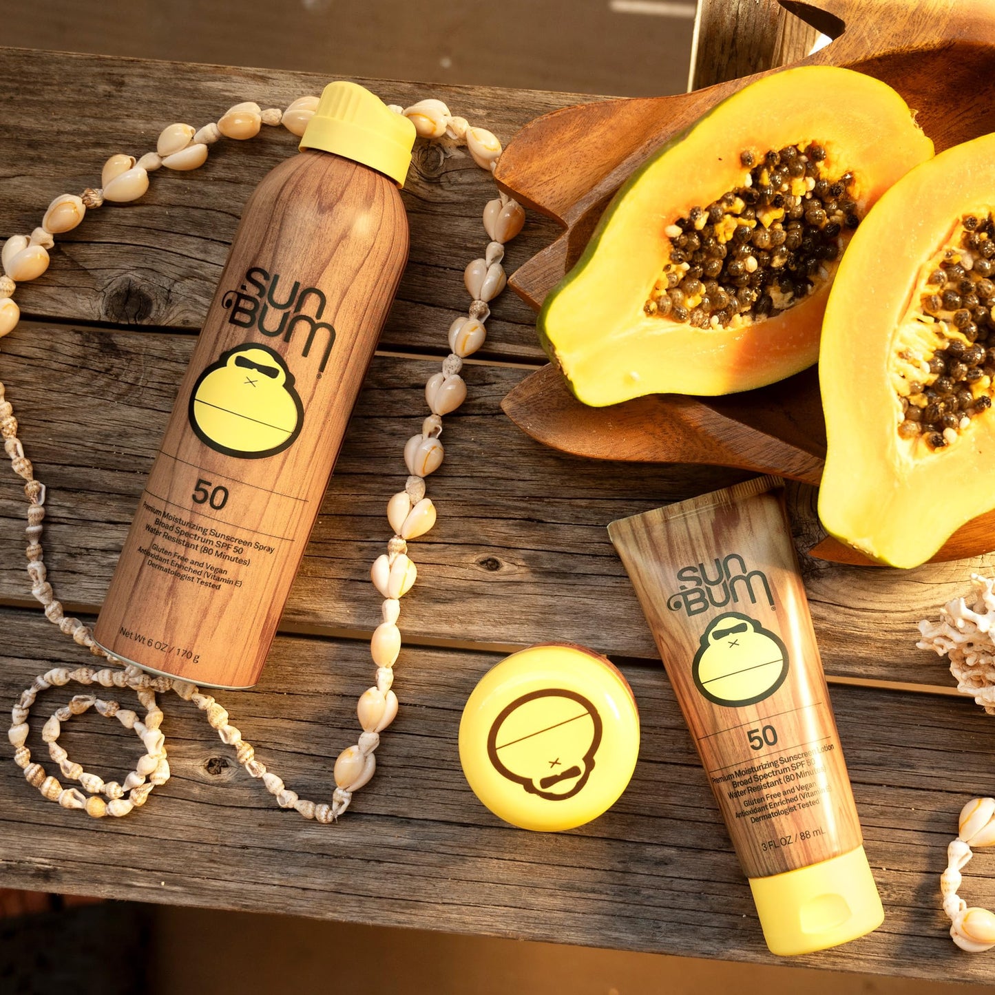 Sun Bum Original Moisturizing Sunscreen Clear Zinc SPF 50 | Vegan and Reef Friendly | Octinoxate & Oxybenzone Free | Broad Spectrum UVA/UVB Sunscreen