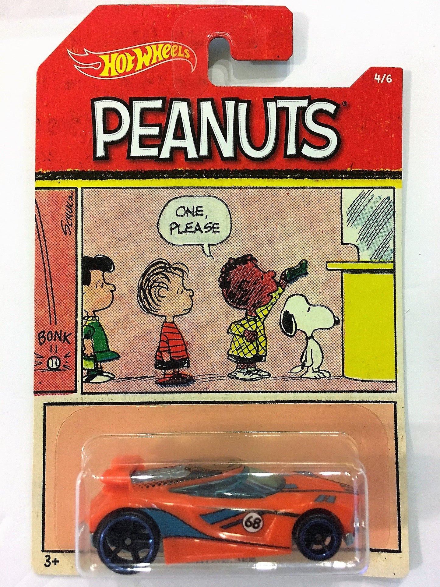 2017 Hot Wheels PEANUTS Complete Set Of 6 : CHARLIE BROWN (Bone Shaker), SNOOPY (Altred Ego), LUCY (Purple Passion), FRANKLIN (Chicane), LINUS…