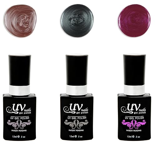 UV-Nails Iris Set of 3 UV or LED gel polish Beauty & Personal Care UV-NAILS