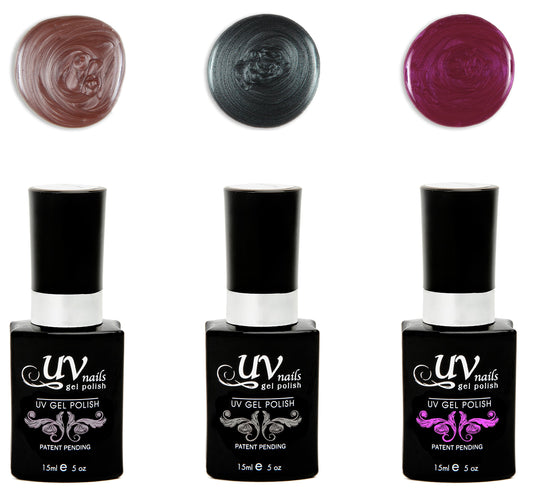 UV-Nails Iris Set of 3 UV or LED gel polish Beauty & Personal Care UV-NAILS