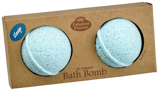 Fabulous Frannie Sleep Natural, Handmade Bath Bomb Set, Rich in Essential Oil, Mineral Salt, Coconut Oil, Witch Hazel, Fizzies to Moisturize Skin…