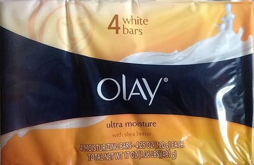 Olay Body Ultra Moisture with Shea Butter Bar Soap 4 ct (Pack of 6)