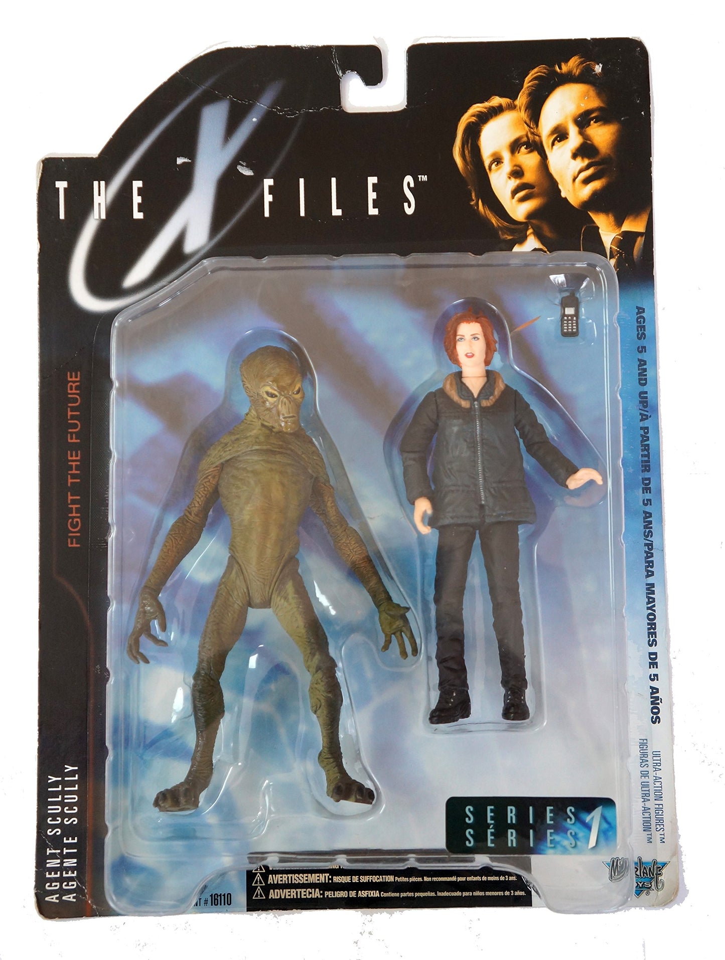 X-Files 1998 The Action Figure Series 1 - Agent Scully with Alien