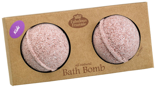 Fabulous Frannie Kid's Peace and Calm Natural, Handmade Bath Bomb Gift Set, Pure Essential Oil, Coconut Oil, Witch Hazel, Fizzies to Moisturize Skin…
