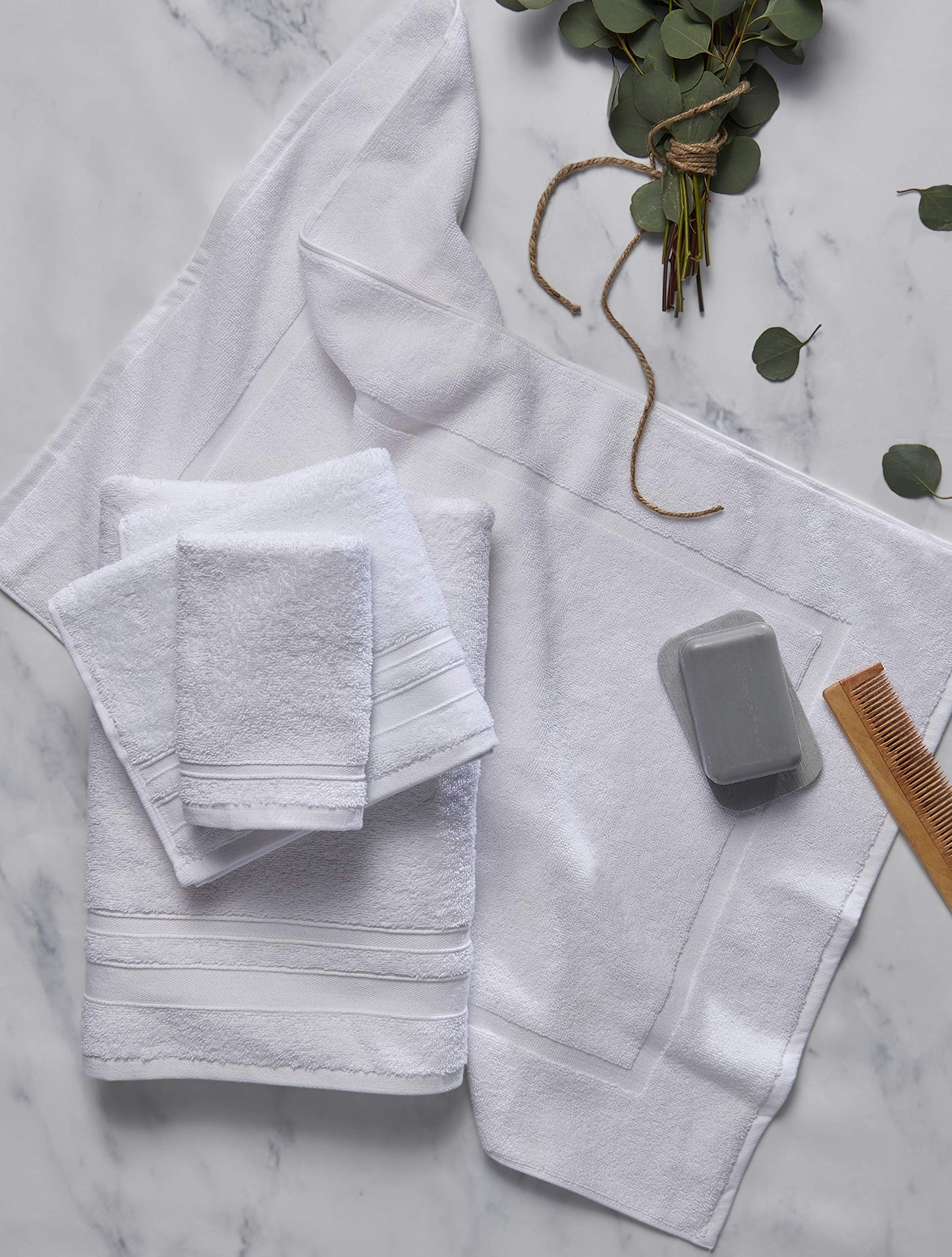 Bokser Home Hospitality Kenwood Oversized Bath Towels, Hotel Quality for Bathroom, Home, and Spa, 100% Combed Ring Spun Cotton Providing a Soft…