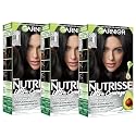 Garnier Nutrisse Ultra Coverage Hair Color, Permanent Hair Dye for Up to 8 Weeks of Stubborn Gray Coverage, Vegan & Cruelty-Free, 200 Deep Soft Black