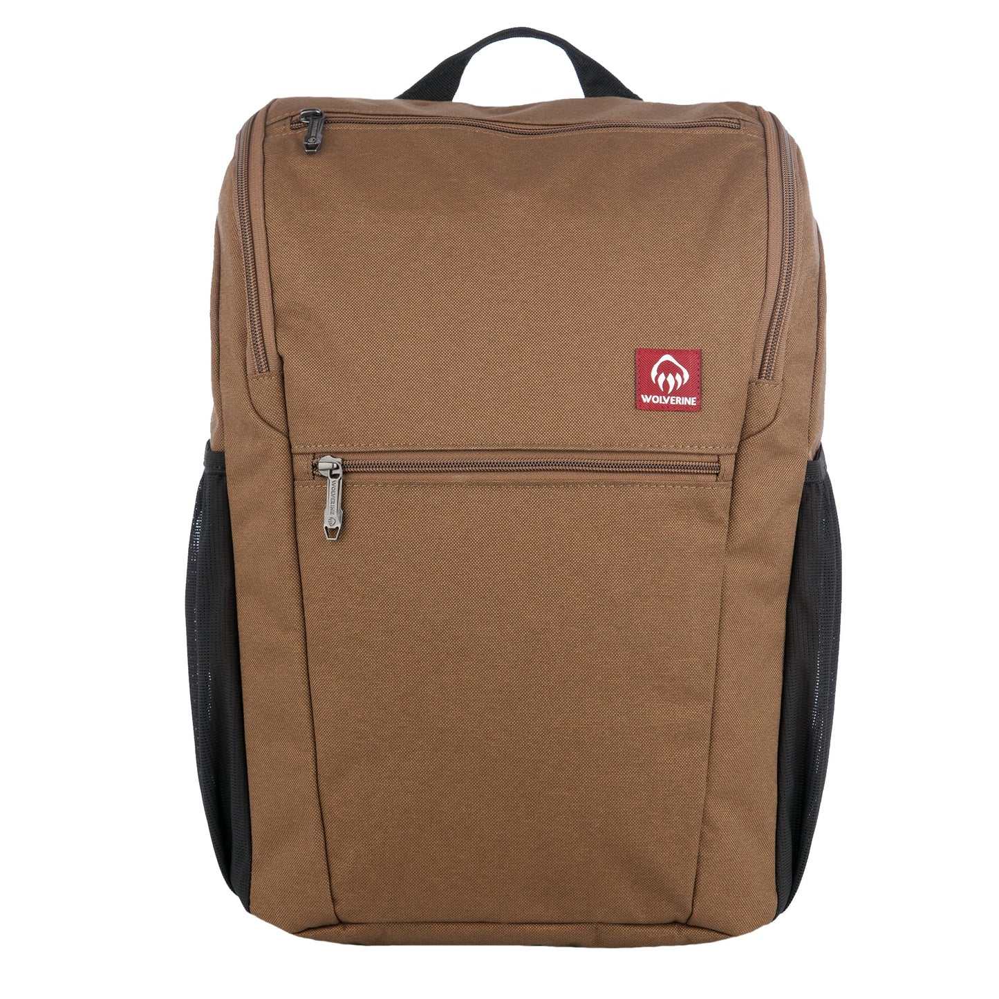 WOLVERINE Lightweight | Water Resistant | Rugged | Laptop Backpack for Travel or Work, Top Loader-Chestnut, 25L