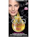 Garnier Olia Ammonia-Free Brilliant Color Oil-Rich Permanent Hair Color, 1.0 Black (Pack of 1) Black Hair Dye (Packaging May Vary)