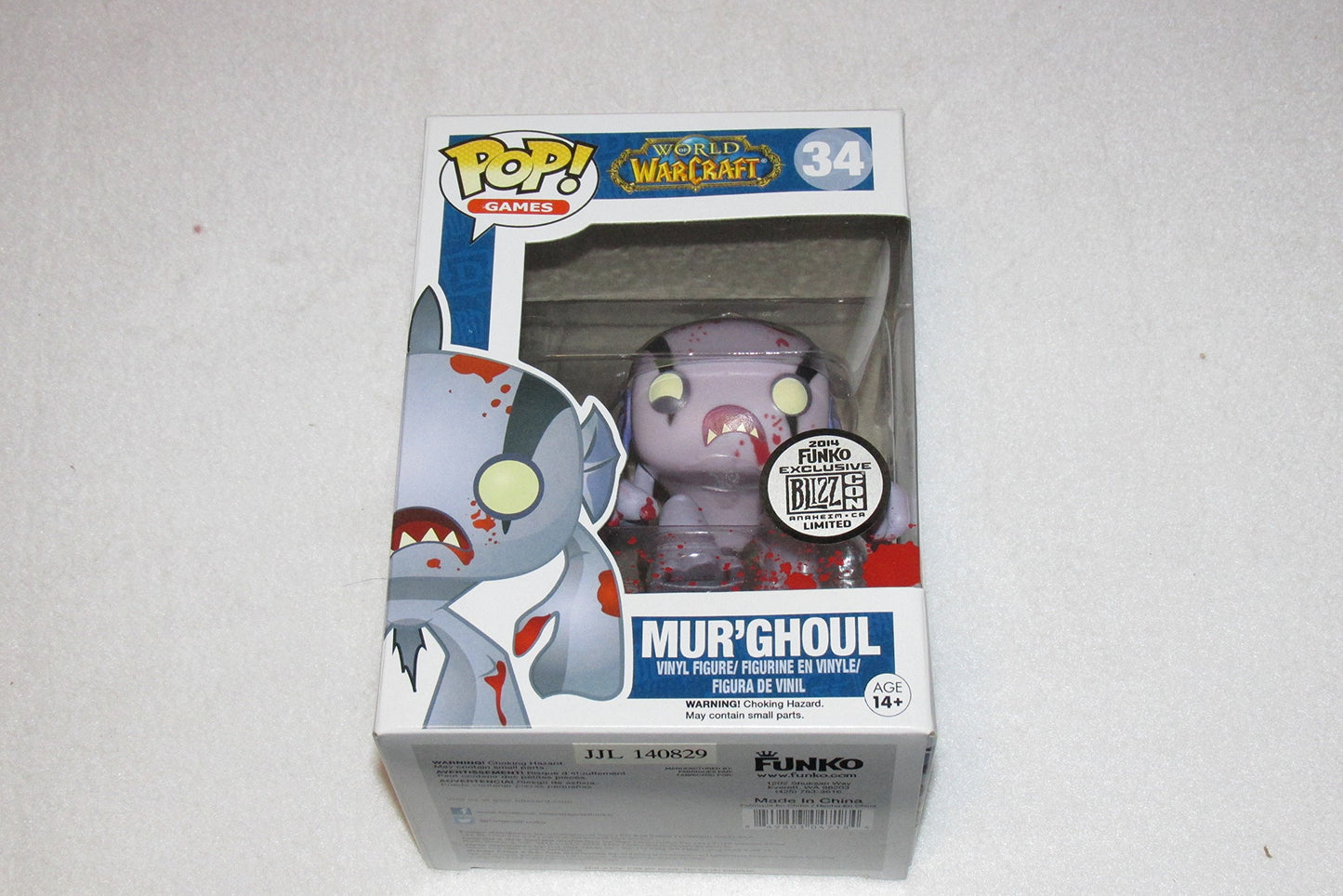 Funko POP! World of Warcraft MUR'GHOUL Blizzcon Ltd Edtion Vinyl Figure 34