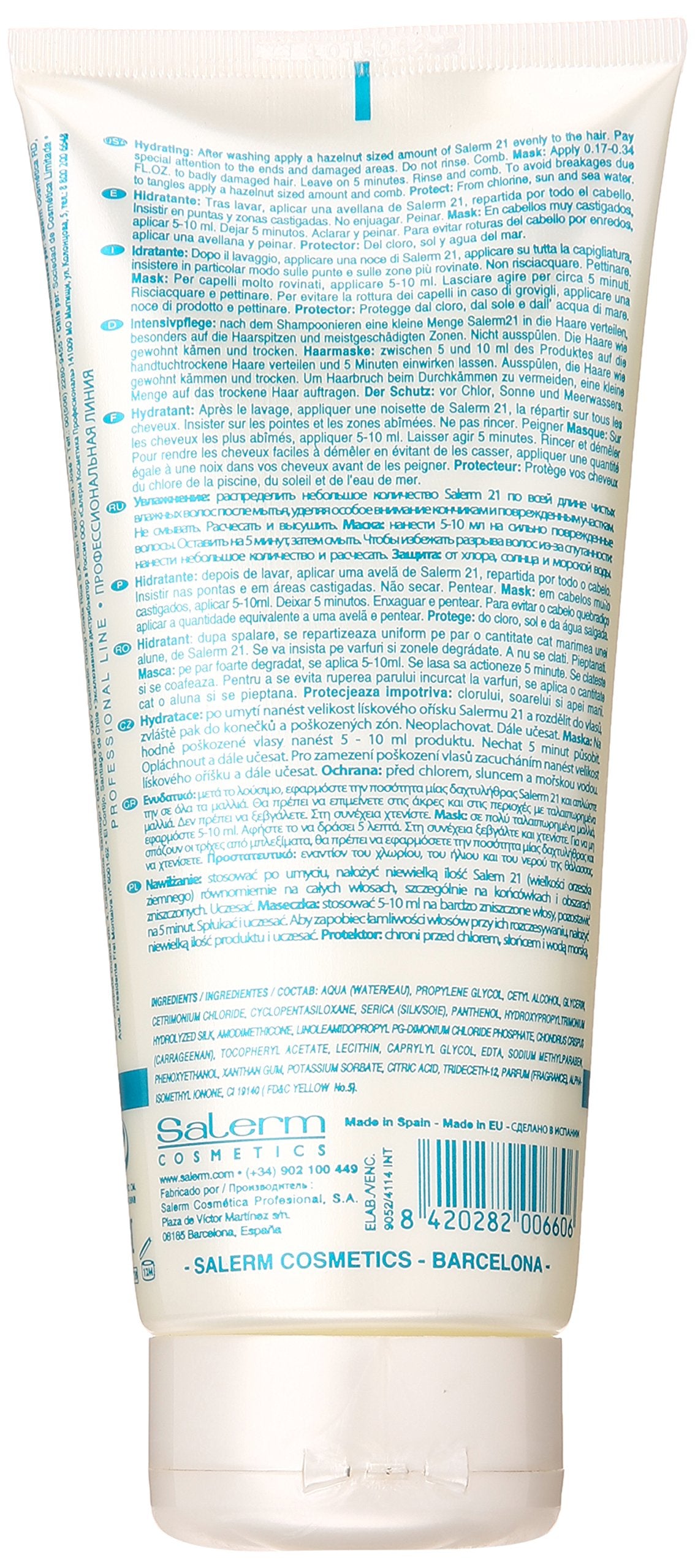 Salerm 21 B5 Silk Protein Leave-In Conditioner - Instant Hair Repair and Deep Moisture Treatment, 6.9 Ounce Beauty and Personal Care SALERM
