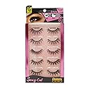EBIN NEW YORK Cattitude 3D Lash 5 Pair - Sexy Cat 3D Lash Dramatic High Volume Extreme Length Lightweight Comfortable Wear Beautiful Winged Out Effect