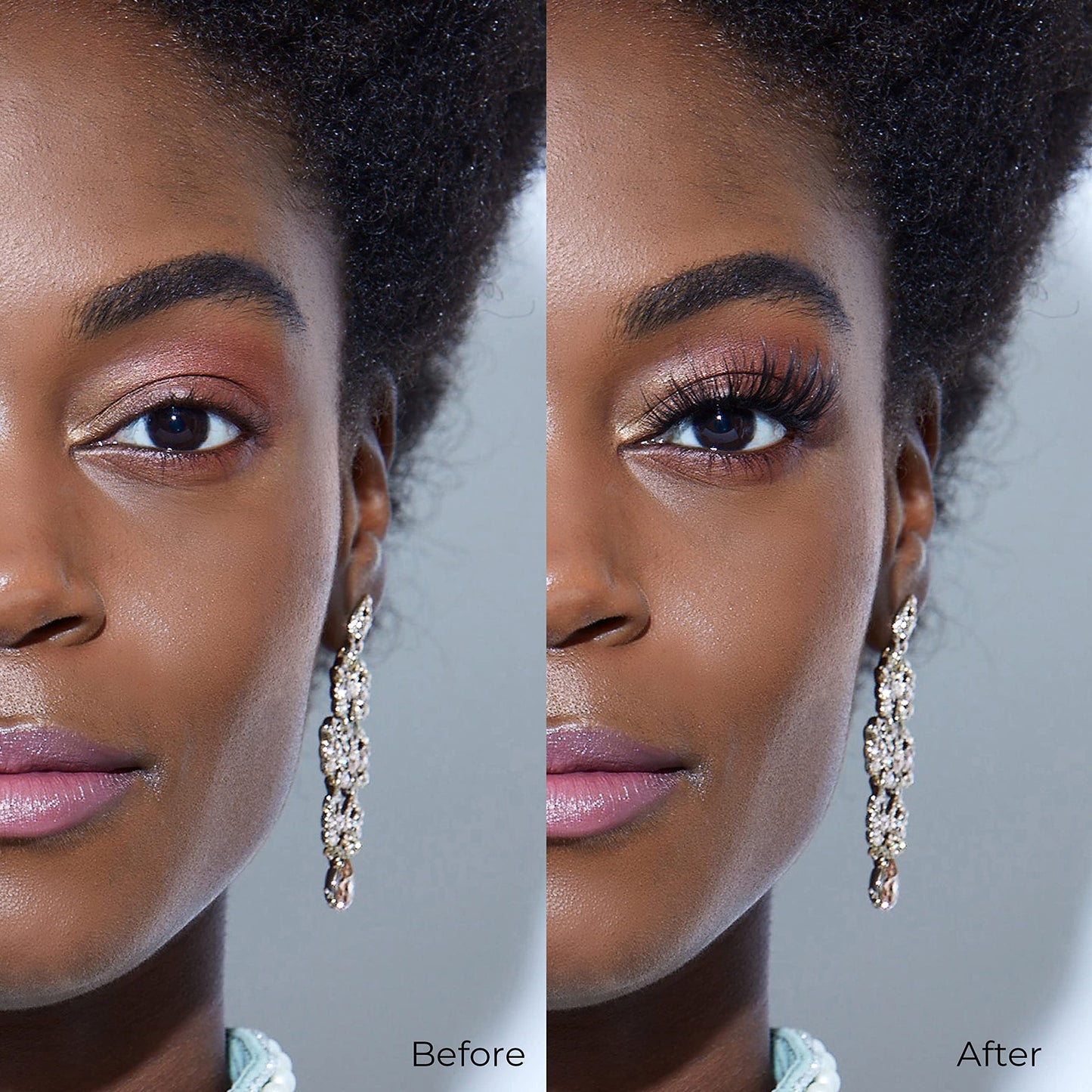 KISS The Muses, False Eyelashes, 'Empress', 16mm, Includes 1 Pair, Easy to Apply, Reusable Lash Clusters