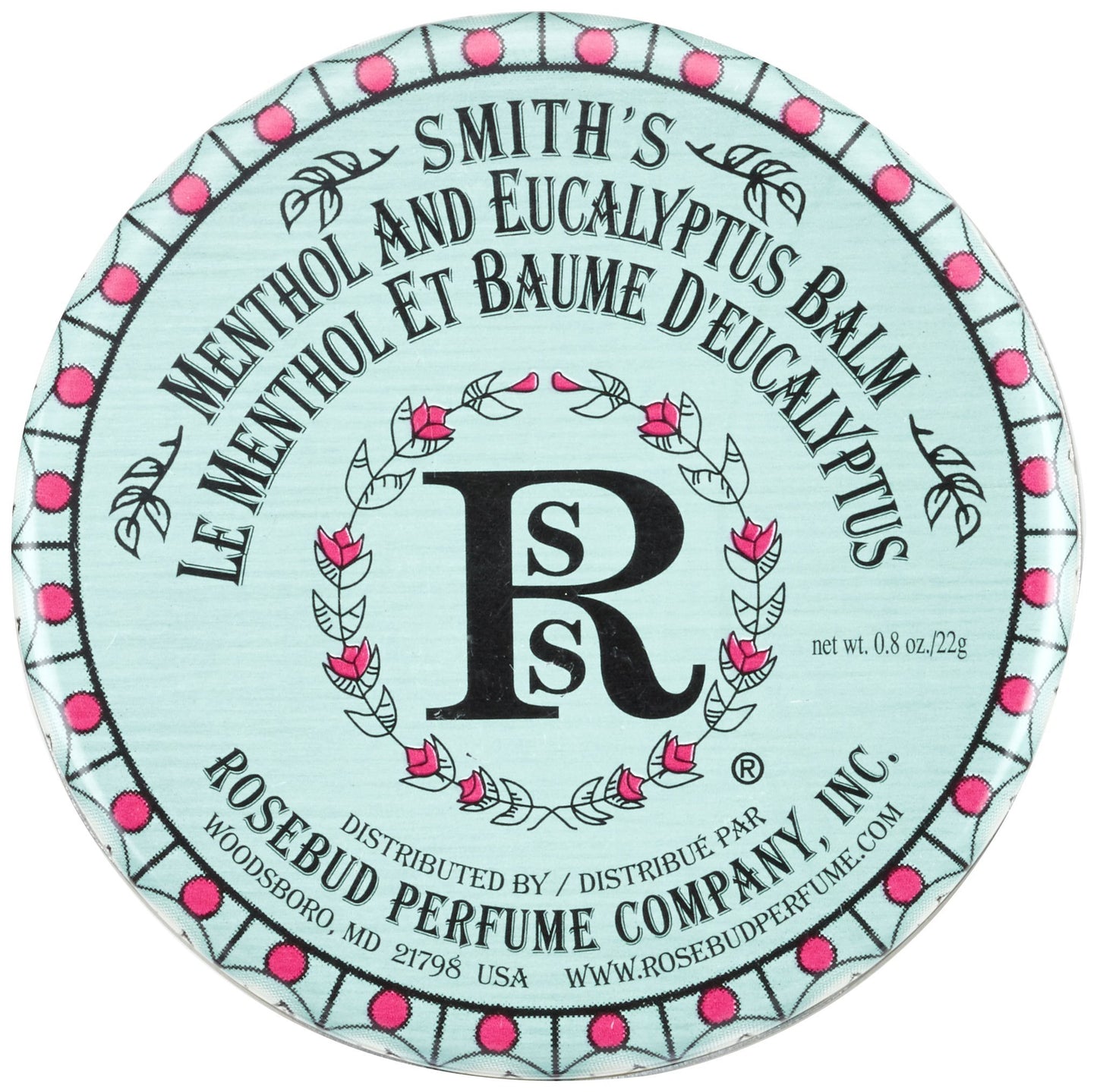 Rosebud Perfume Company Menthol & Eucalyptus Salve, 0.8 oz