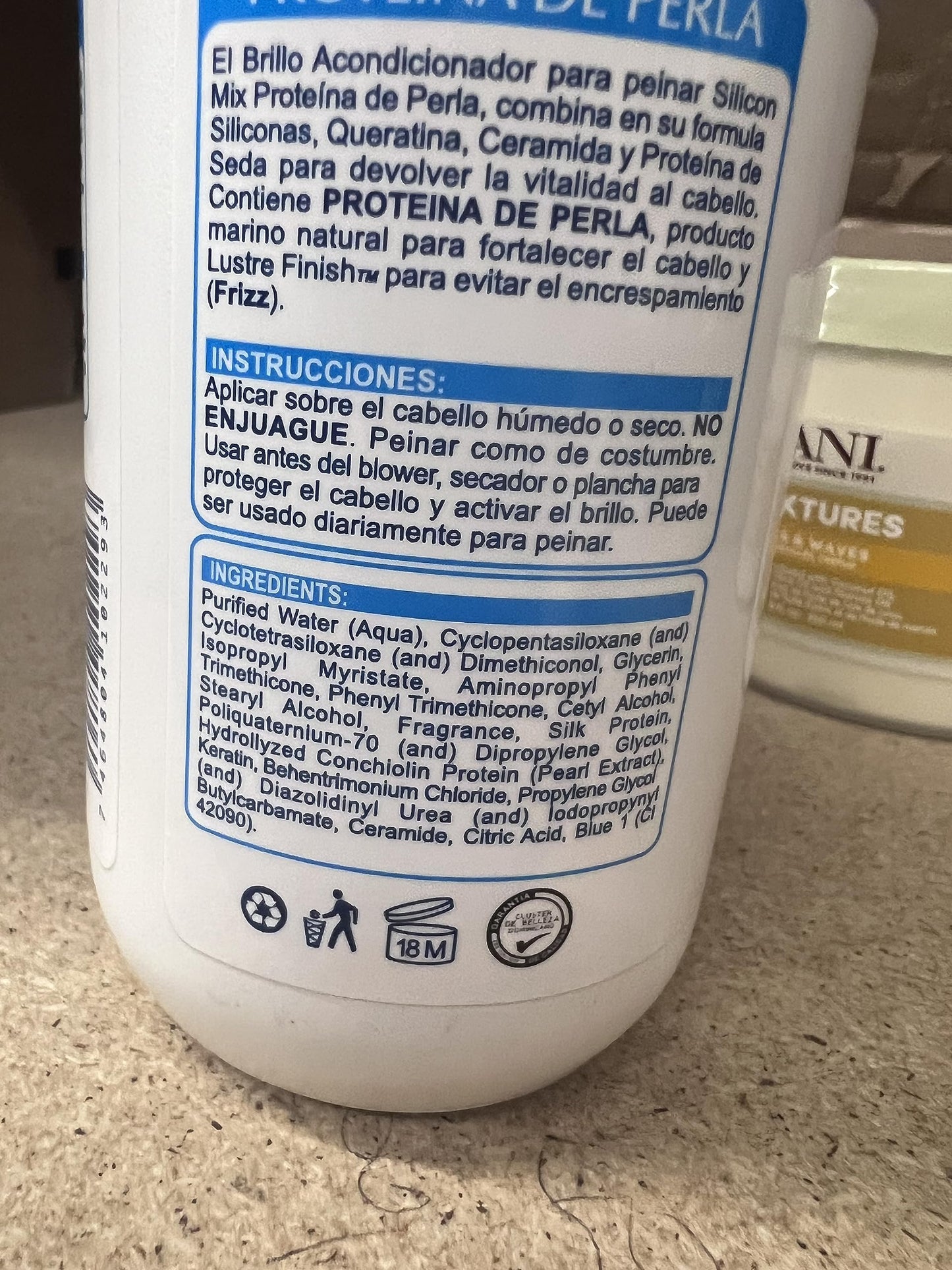 Silicon Mix Protieina De Perla Shampoo 16oz & Treatment & Leave-in 8oz & Polisher 4oz "Set"