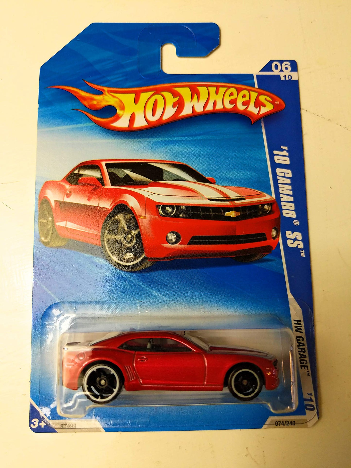 Hot Wheels 2010 Camaro SS Red # 06/10 HW Garage, 1:64 Scale