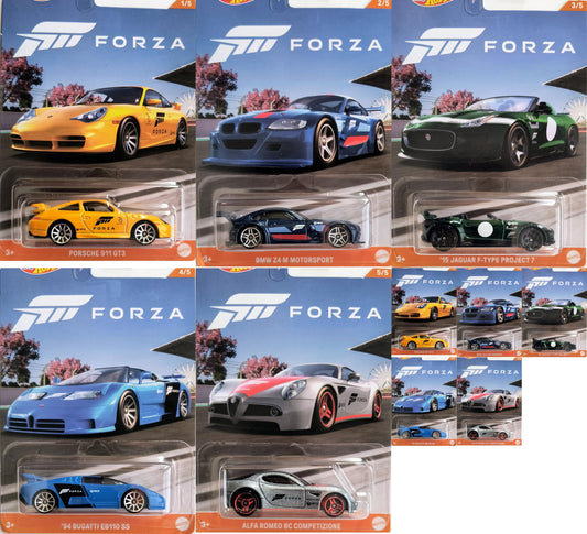 Hot Wheels Forza 1:64 Scale Multi Car Bundle Set