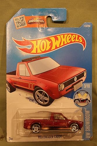Hot Wheels, 2016 HW Showroom, Volkswagen Caddy [Maroon] Die-Cast Vehicle #113/250