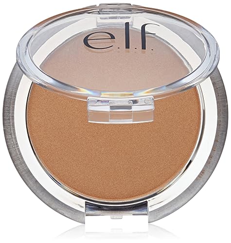 e.l.f. Cosmetics Bronzer Palette, Four Matte and Shimmer Powder Bronzers Create a Sun-Kissed Glow, Deep Bronzer