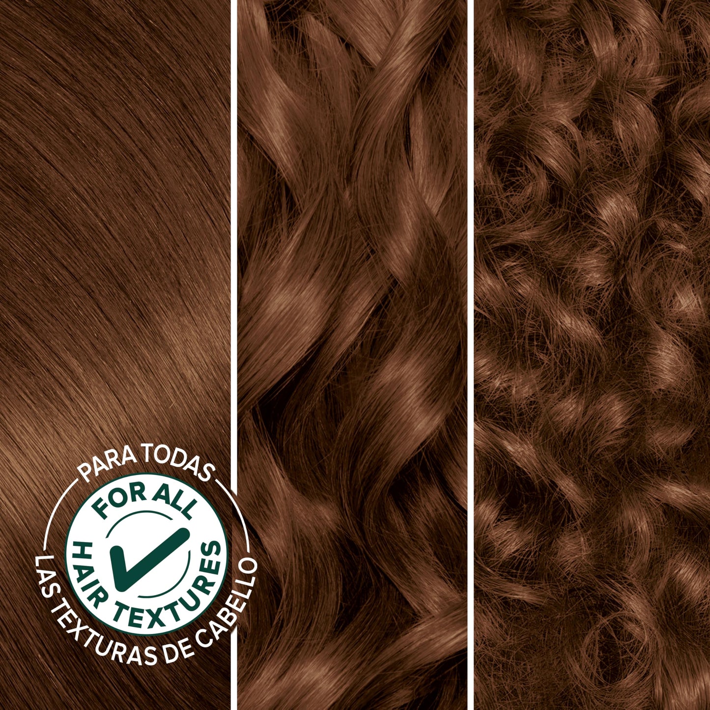 Garnier Nutrisse Nourishing Hair Color Creme, 535 Medium Gold Mahogany Brown (Packaging May Vary)