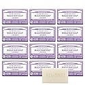 Dr. Bronner's Pure-Castile Magic Bar Soap (Lavender, 5 Ounce, 12-Pack) - Made with Regenerative Organic Certified Oils, For Face, Body & Hair, Gentle