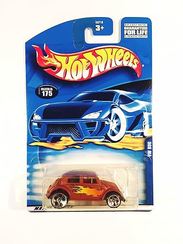 #2001-175 VW Bug 5-hole Wheels Collectible Collector Car Mattel Hot Wheels