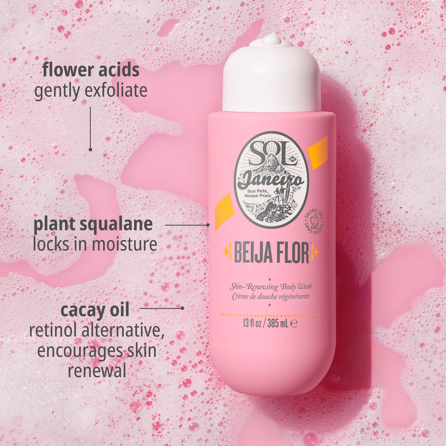 Sol de Janeiro Beija Flor Body Wash 385mL/13.0 fl oz.