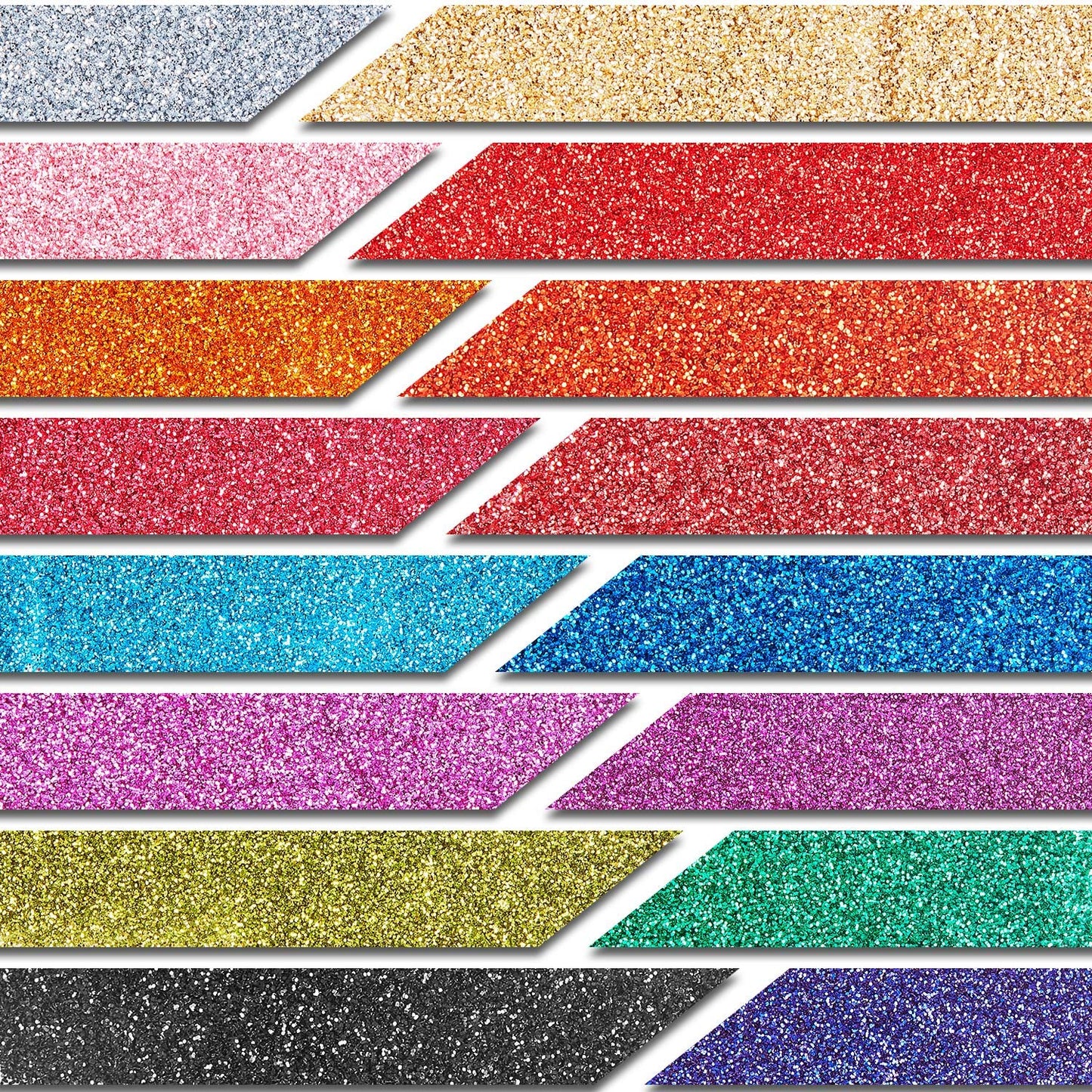 16 Colors Fine Glitter Holographic Nail Glitter Sequins Cosmetic Festival Powder with 6 Small Brushes for Arts and Craft Eyeshadow, Makeup, Nail Body