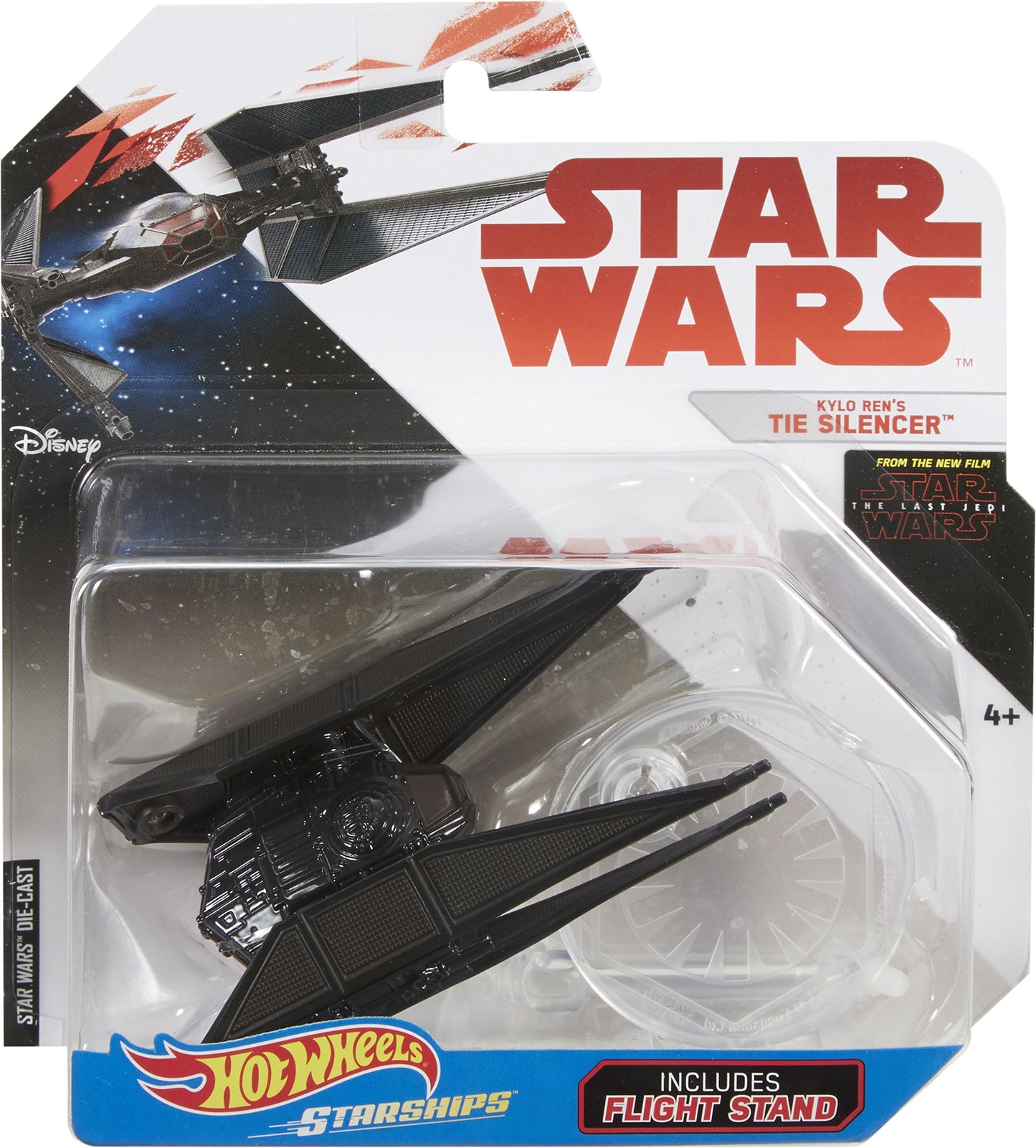 Hot Wheels Star Wars Kylo Ren's TIE Silencer, Vehicle